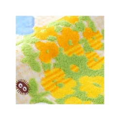 Maison Ghibli Serviette Fleurs Jaunes 34x80cm - Mon voisin Totoro