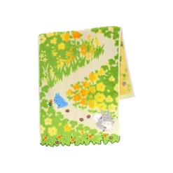 Maison Ghibli Serviette Fleurs Jaunes 34x80cm - Mon voisin Totoro