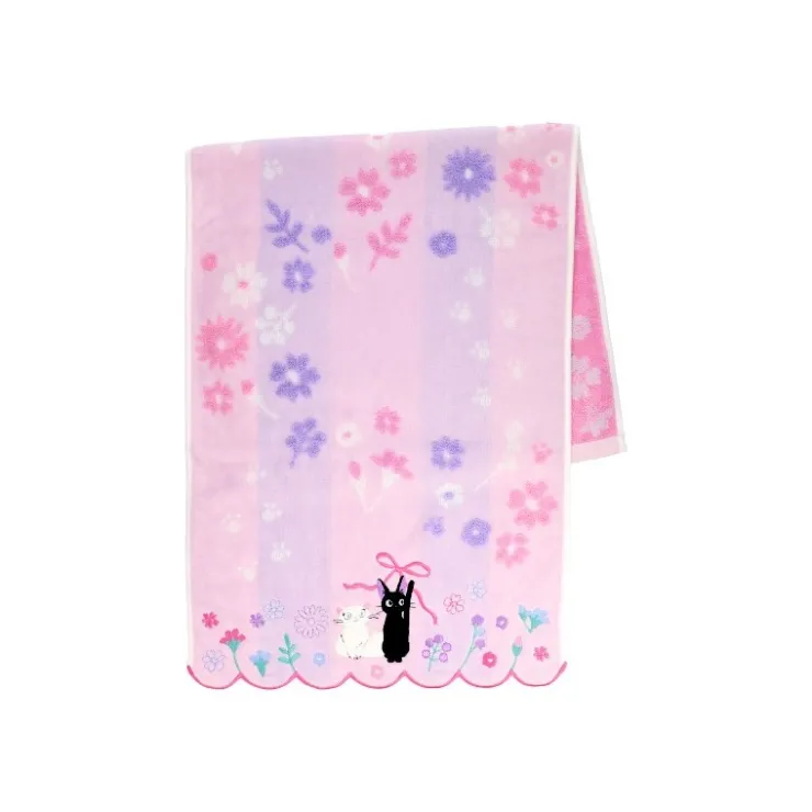 Maison Ghibli Serviette Jiji Et Lily 34x80cm - Kiki la petite sorcière