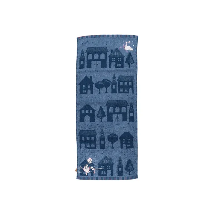 Maison Ghibli Serviette La nuit du départ 34x80 cm - Kiki la petite sorcière