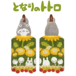 Maison Ghibli Serviette Mascotte Totoro Gris  20x45 cm- Mon Voisin Totoro