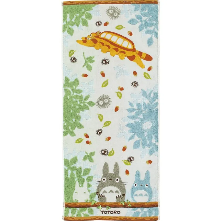 Maison Ghibli Serviette Totoro Sur une branche 34x80 cm - Mon Voisin Totoro