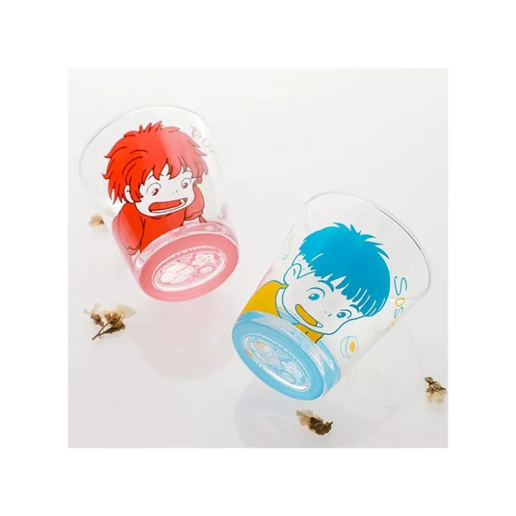Maison Ghibli Set 2 Verres Ponyo & Sosuke - Ponyo sur la falaise