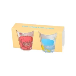 Maison Ghibli Set 2 Verres Ponyo & Sosuke - Ponyo sur la falaise