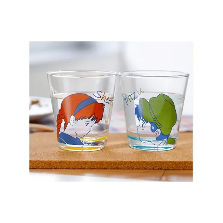 Maison Ghibli Set 2 Verres Sheeta & Pazu - Le Château dans le ciel