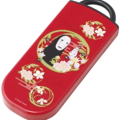 Maison Ghibli Set Baguettes Cuillère Fourchette No Face rouge foncé - Le Voyage de