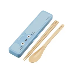 Maison Ghibli Set Baguettes Et Cuillère Totoro Bleu - Mon Voisin Totoro