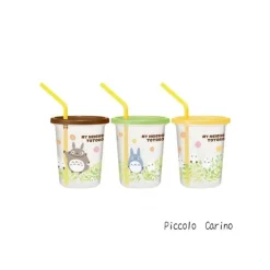 Maison Ghibli Set de 3 Verres avec Pailles - Mon Voisin Totoro