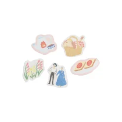 Maison Ghibli Set de stickers Break Time Fleurs - Le Château ambulant