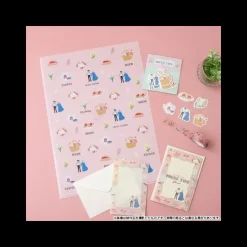 Maison Ghibli Set de stickers Break Time Fleurs - Le Château ambulant