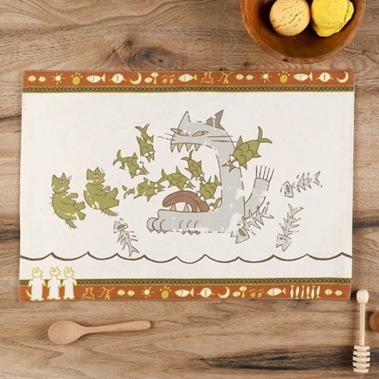 Maison Ghibli Set de Table Renaldo Moon - Le Royaume des chats