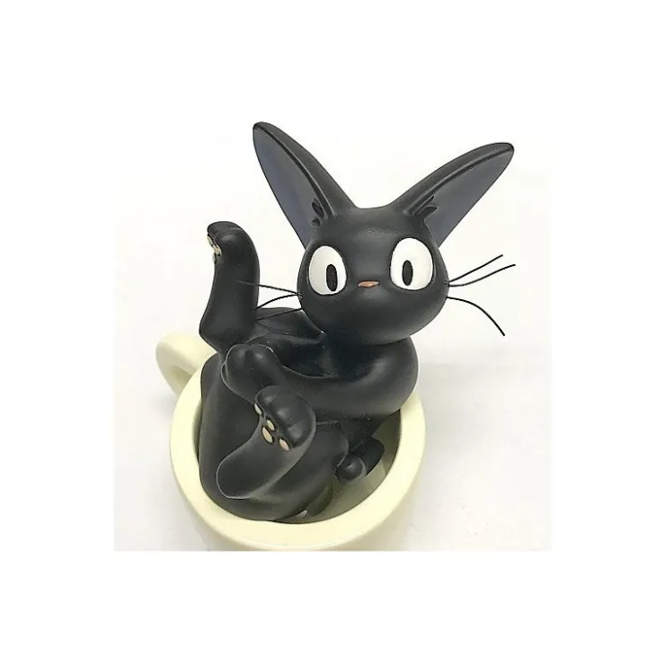 Maison Ghibli Soliflore Jiji dans sa tasse - Kiki la petite sorcière
