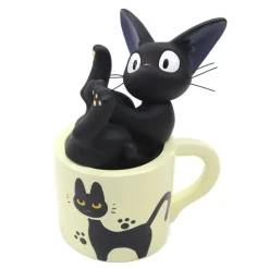 Maison Ghibli Soliflore Jiji dans sa tasse - Kiki la petite sorcière