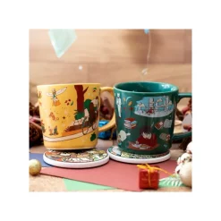 Maison Ghibli Sous-verre céramique Roi des Nains & Princesse - Si tu tends l'oreill