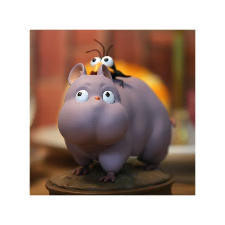 Maison Ghibli Statue Boh Mouse et Oiseau - Le Voyage de Chihiro