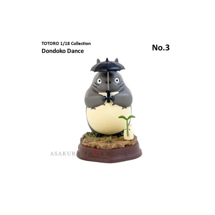 Maison Ghibli Statue Collection Stop Motion Totoro Gris Dondoko Pose 3 - Mon Voisin