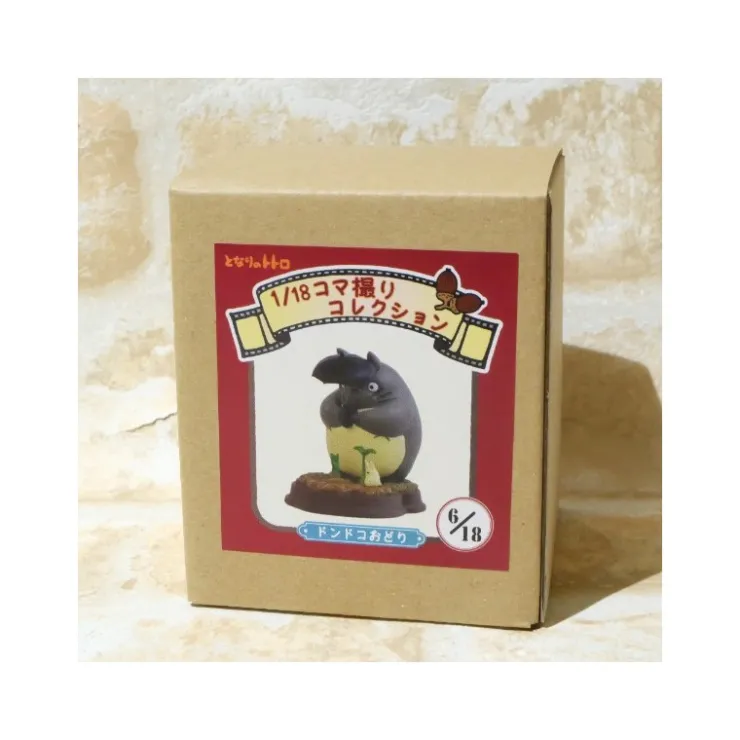 Maison Ghibli Statue Collection Stop Motion Totoro Gris Dondoko Pose 6 - Mon Voisin
