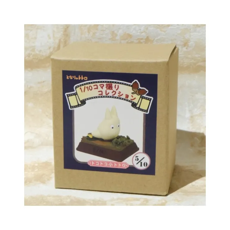 Maison Ghibli Statue Collection Stop Motion Totoro Blanc Course Pose 5 - Mon Voisin
