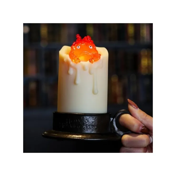 Maison Ghibli Statue lumineuse Calcifer Bougie - Le Château ambulant
