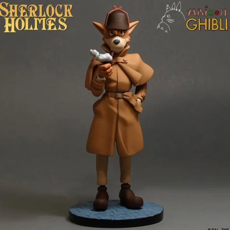 Maison Ghibli Statue SHERLOCK HOLMES - Semic Animation Collection