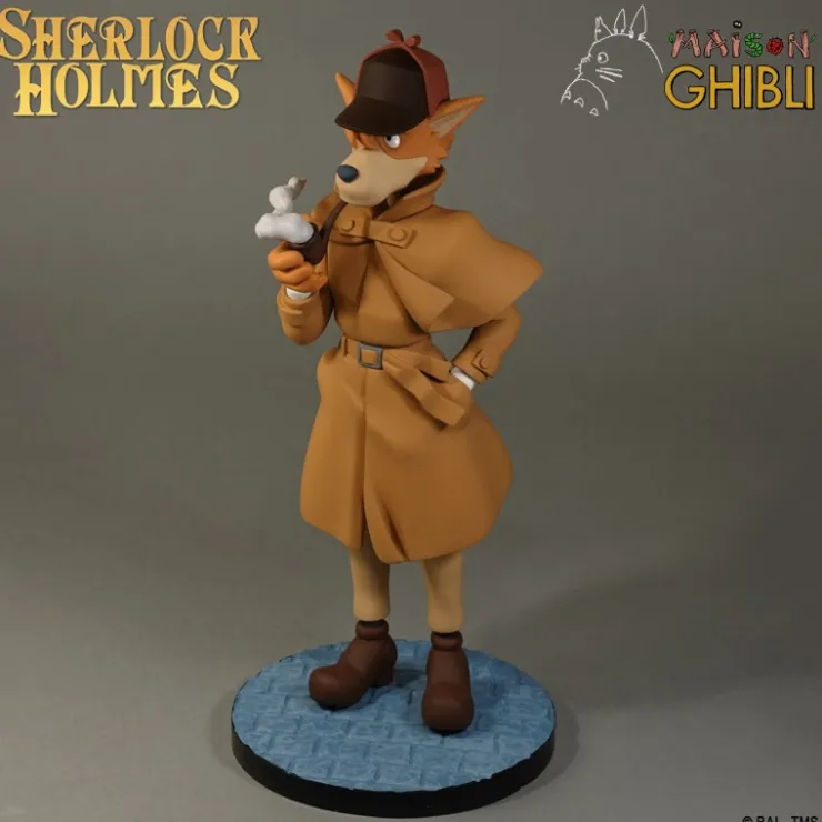 Maison Ghibli Statue SHERLOCK HOLMES - Semic Animation Collection