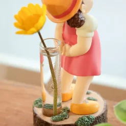 Maison Ghibli Statue Soliflore Mei & Totoro Blanc - Mon Voisin Totoro