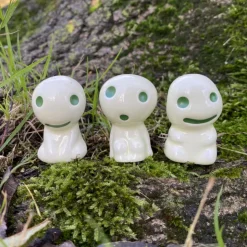 Maison Ghibli Statuette Kodama A & 1 Blind Pierre de Pouvoir - Princess Mononoké