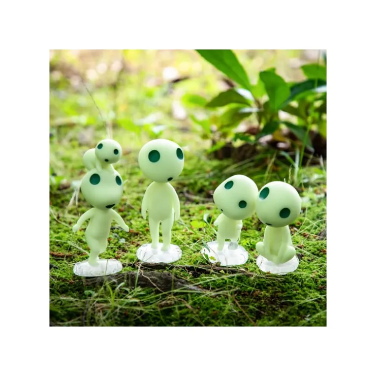 Maison Ghibli Statuette petit et grand Kodama - Princesse Mononoké