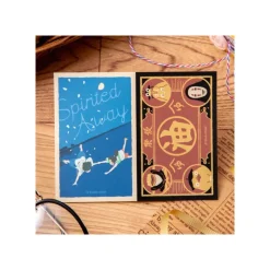Maison Ghibli Stickers rétro Chihiro avec Haku & Aburaya - Le Voyage de Chihiro