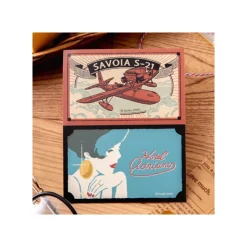 Maison Ghibli Stickers rétro Savoia & Gina - Porco Rosso