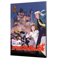 Maison Ghibli Tableau 02 - Affiche Lupin rétro - Le Château de Cagliostro