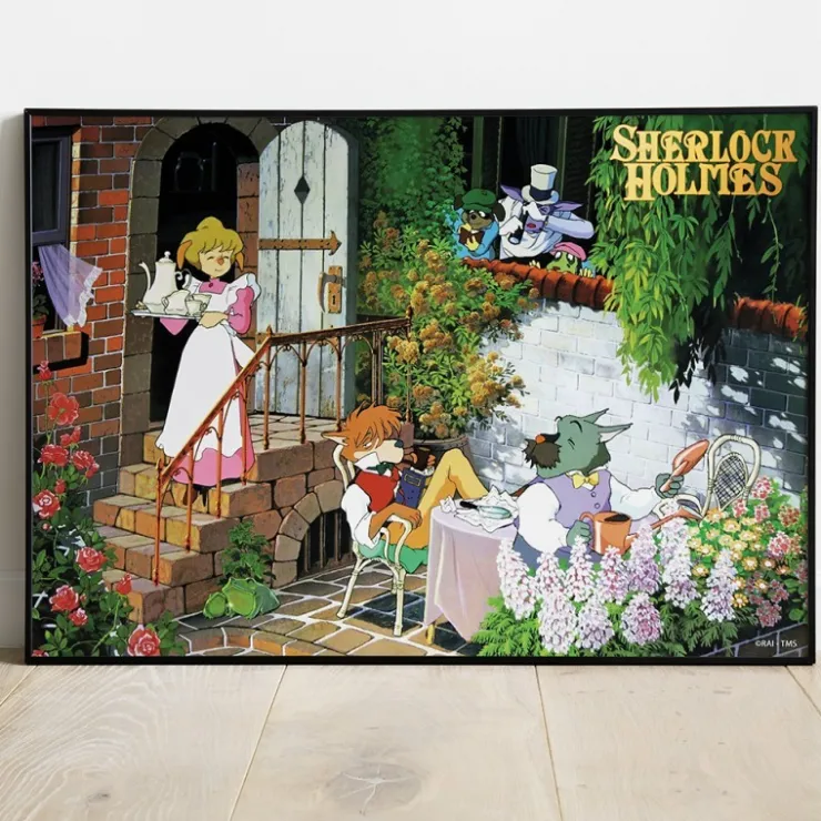 Maison Ghibli Tableau 03 - Tea time - Sherlock Holmes