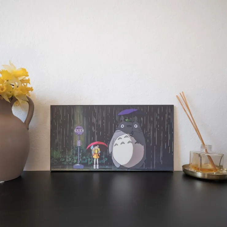 Maison Ghibli Tableau Ghibli 07 - Totoro Arrêt De Bus