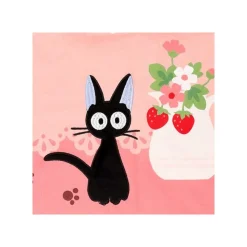 Maison Ghibli Tablier Jiji Fraises 84 x 61,5 cm - Kiki la petite sorcière
