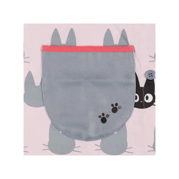 Maison Ghibli Tablier Silhouette Jiji 84 x 61,5 cm - Kiki la petite sorcière