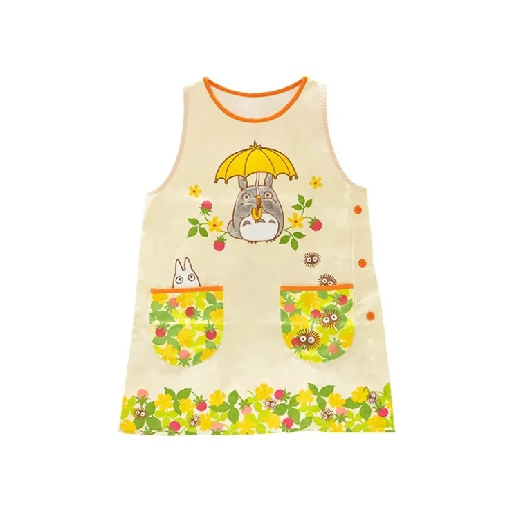 Maison Ghibli Tablier Totoro Champs de Fleurs 84 x 61,5 cm - Mon Voisin Totoro