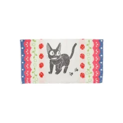 Maison Ghibli Taie d'oreiller Jiji Fraises - Kiki la petite sorcière