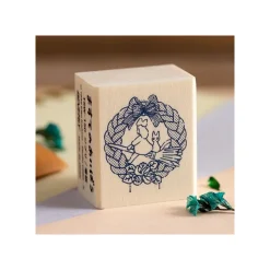 Maison Ghibli Tampon en bois Couronne de pain - Kiki la petite sorcière