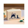 Maison Ghibli Tampon en bois Kiki & Jiji - Kiki la petite sorcière