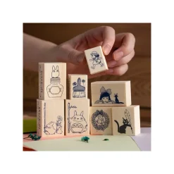 Maison Ghibli Tampon en bois Noiraudes & Pinceau - Mon Voisin Totoro