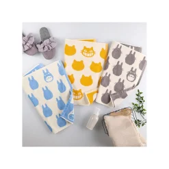 Maison Ghibli Tapis de Bain Silhouette Totoro Bleu 50x60 cm - Mon Voisin Totoro