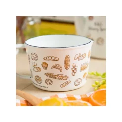 Maison Ghibli Tasse à mesurer émail Viennoiseries 450ml - Kiki la petite sorcière