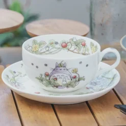 Maison Ghibli Tasse et Sous Tasse Totoro Fraise - Mon Voisin Totoro