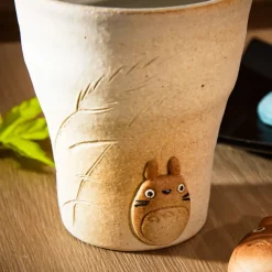 Maison Ghibli Tasse faite main blanche Shigariki Totoro - Mon voisin Totoro
