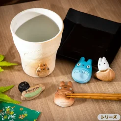 Maison Ghibli Tasse faite main blanche Shigariki Totoro - Mon voisin Totoro