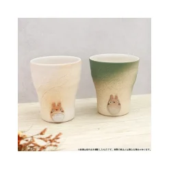 Maison Ghibli Tasse faite main blanche Shigariki Totoro - Mon voisin Totoro