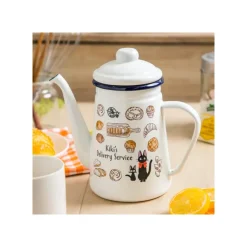 Maison Ghibli Théière émail Viennoiseries 1,1l - Kiki la petite sorcière
