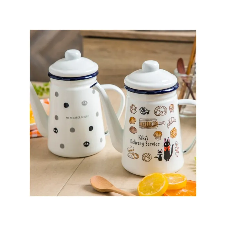 Maison Ghibli Théière émail Viennoiseries 1,1l - Kiki la petite sorcière