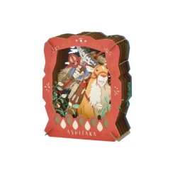 Maison Ghibli Théâtre de papier Ashitaka & Yakuru - Princesse Mononoké