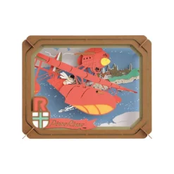 Maison Ghibli Théâtre de papier Mer Adriatique - Porco Rosso